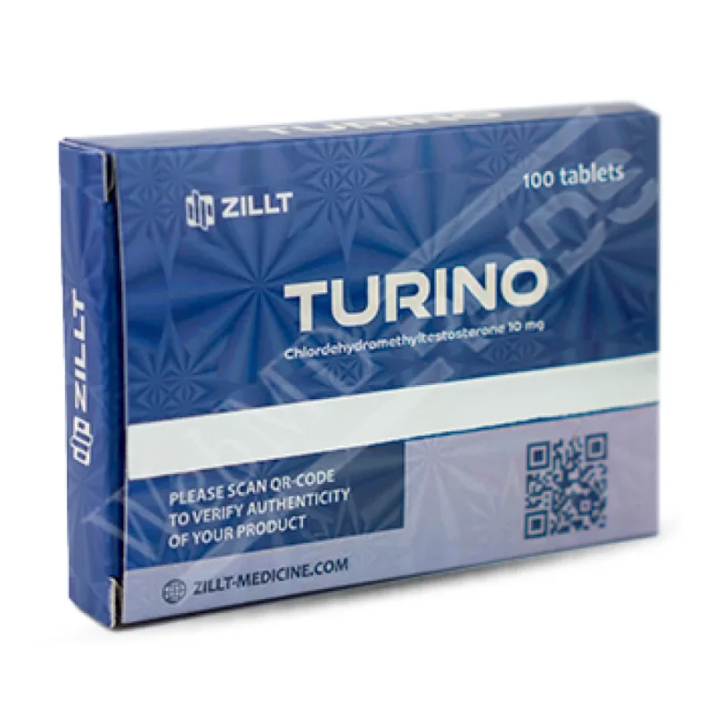 Turinabol (Chlordehydromethyl Testosterone)  10 mg – 25/100 tablets – ZILLT Medicine TURINO