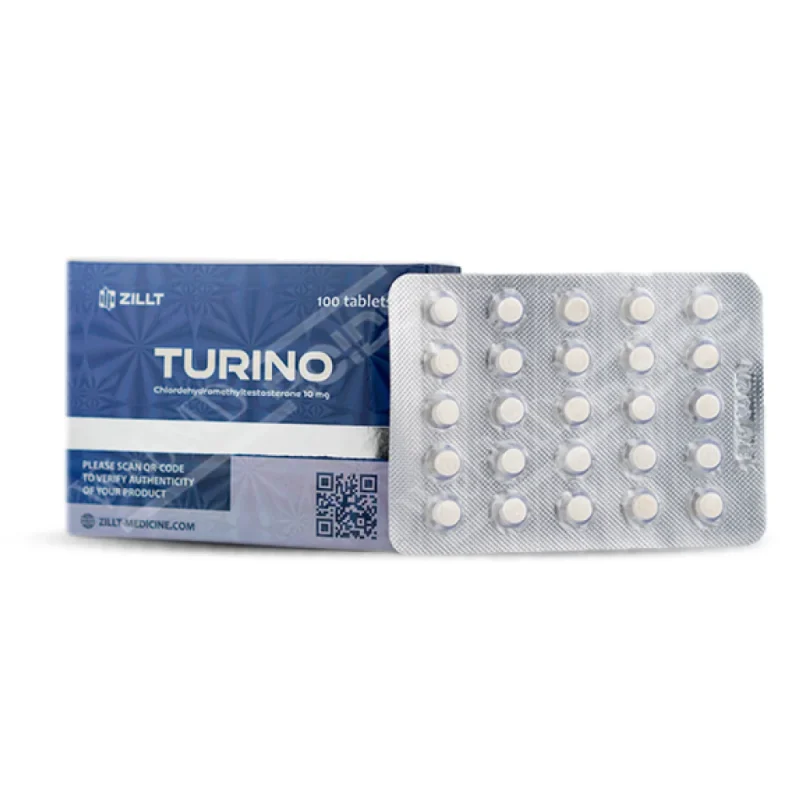 Turinabol (Chlordehydromethyl Testosterone)  10 mg – 25/100 tablets – ZILLT Medicine TURINO-3