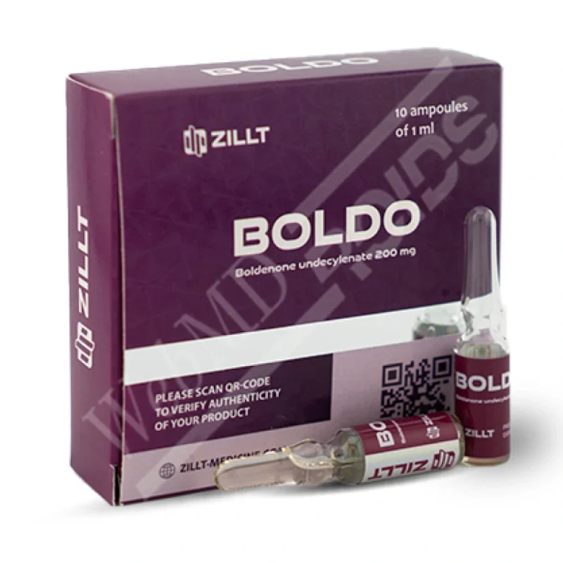 Boldenone Undecylenate (Equipoise)  200 mg/ml – 1/10 injectable ampoules – ZILLT Medicine Boldo-2