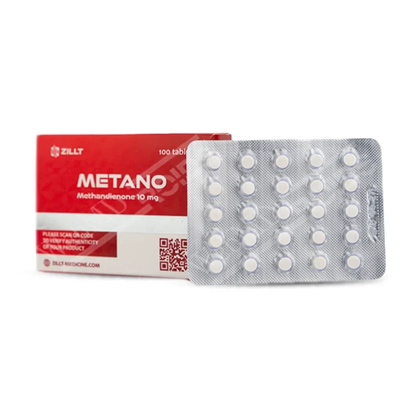 Methandienone (Dianabol) 10 mg – 25/100 tablets – ZILLT Medicine METANO-2