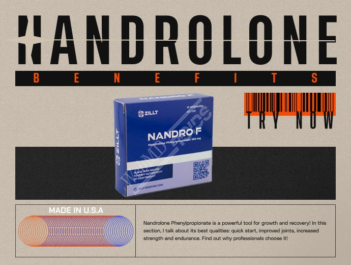 Nandrolone Phenylpropionate 100mg/ml – 1/10 injectable ampoules – ZILLT Medicine NANDRO F.-3