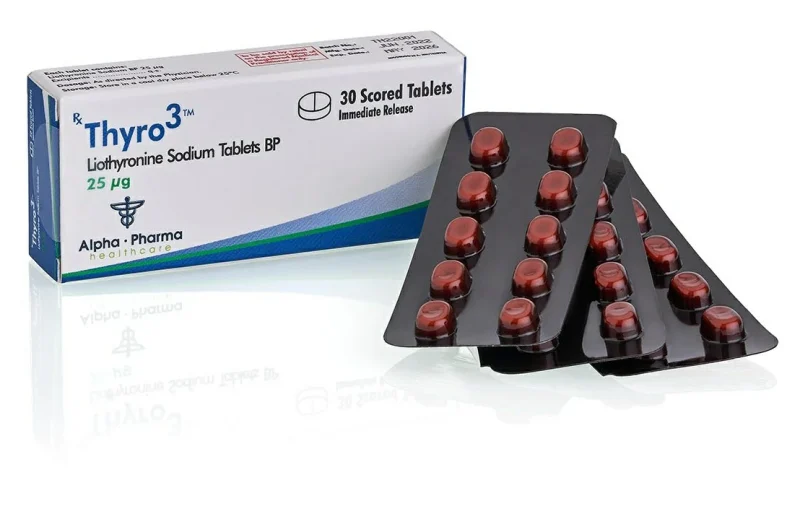 Thyro3 (Liothyronine Sodium) 25 mcg – 100 tablets – Alpha Pharma